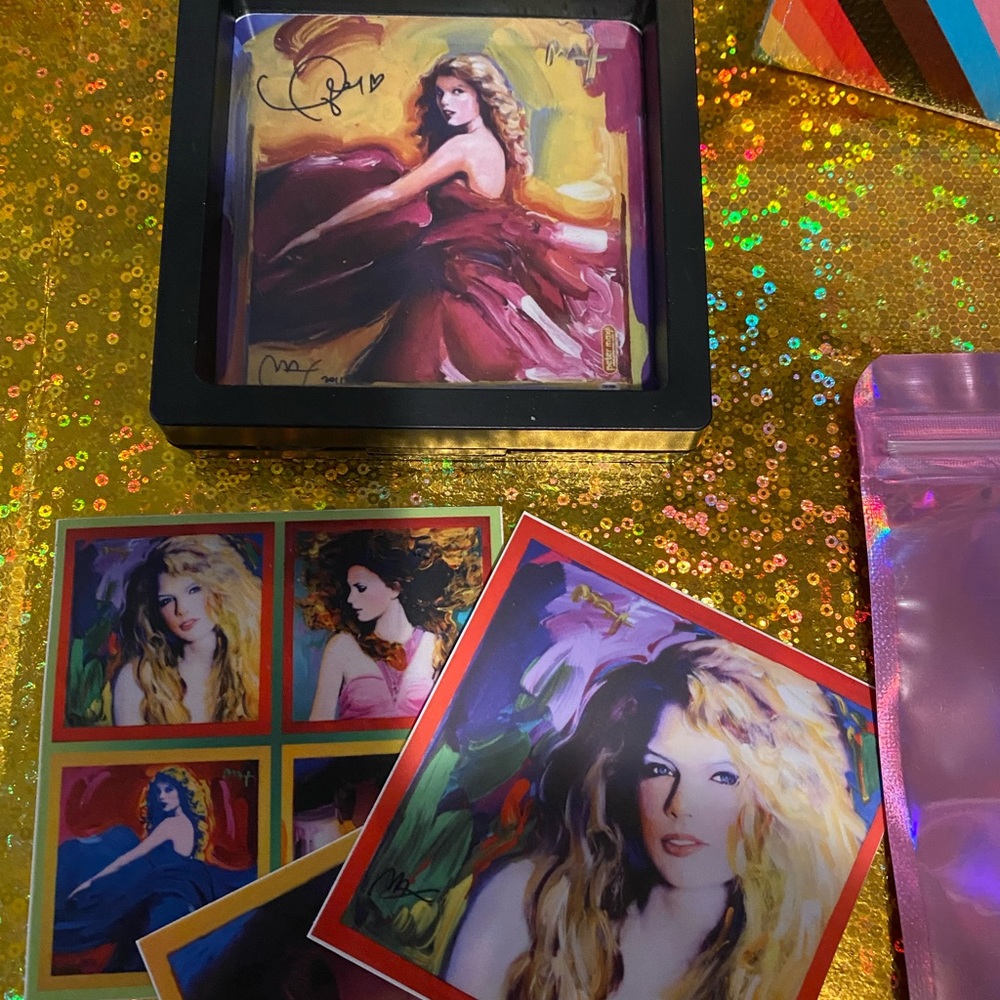 TAYLOR SWIFT PETER MAX ZED PROMOTIONAL SELLING PHOTO SET MINT + REPUTATI… - Picture 6 of 9